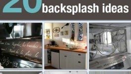 20 Budget Friendly Backsplash Ideas | By Hometalk.com and SnazzyLittleThings.com