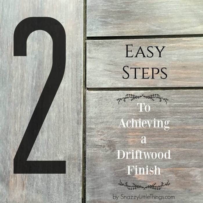 Achieve A Driftwood Finish In 2 Easy Steps Elizabeth Joan Designs