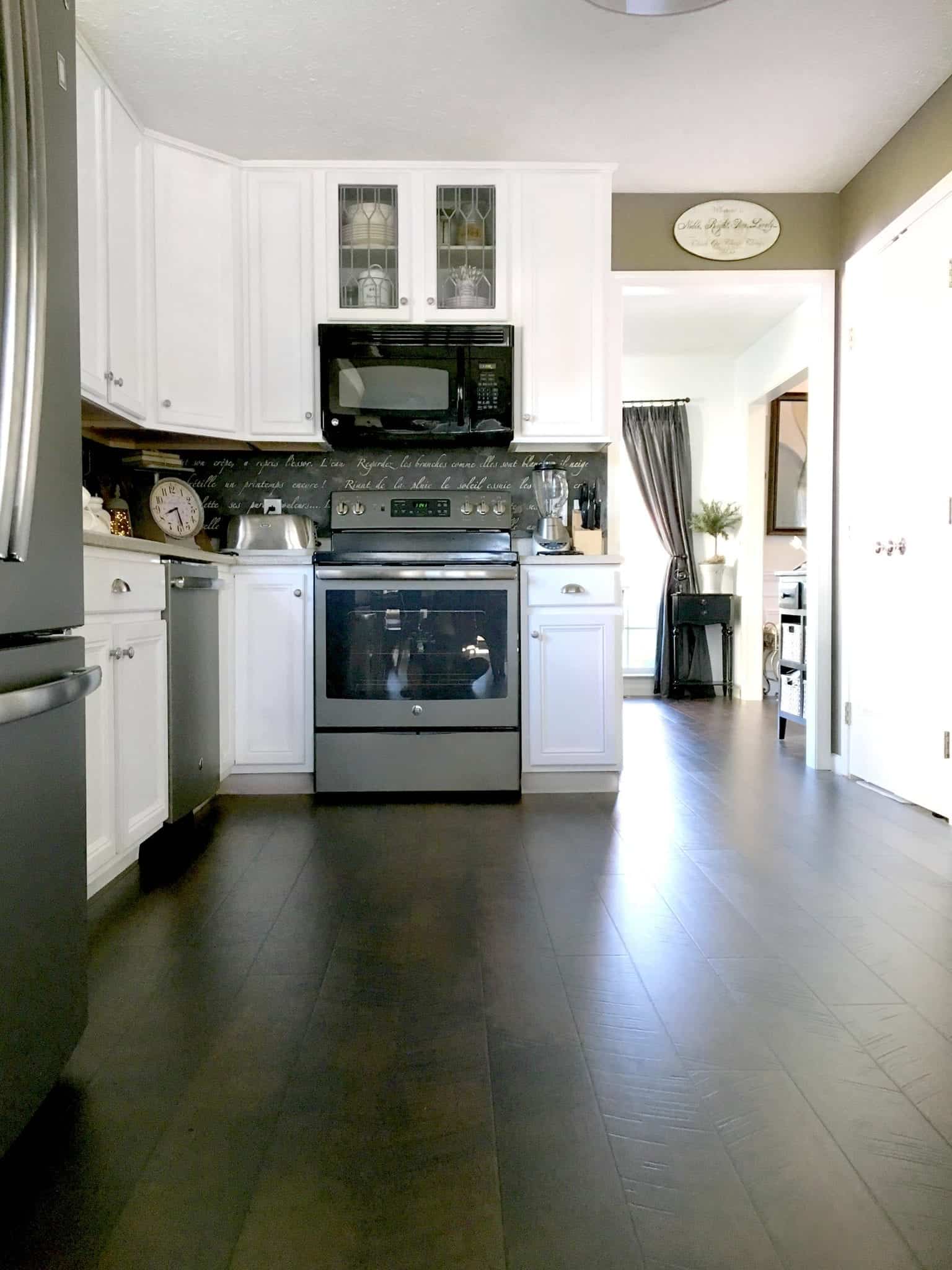 Pergo Flooring: Our Kitchen Reveal! | snazzy little things