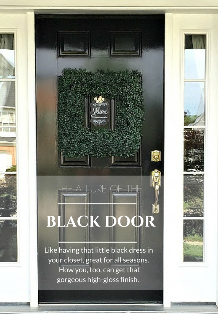 DIY Lessons Learned: Painting My Front Door Black