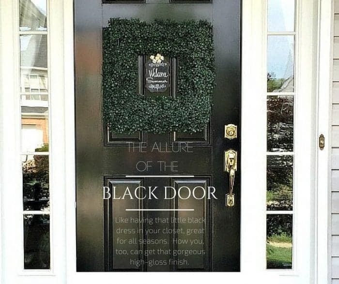 Black door