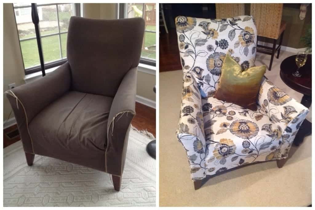  DIY  Chair  Reupholstery Tutorial