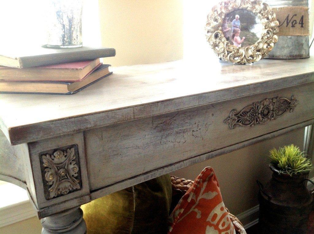 Annie Sloan Victorian Table Update Paris Grey