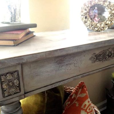 Annie Sloan Victorian Table Update Paris Grey