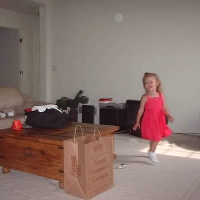 Empty living room Avery running