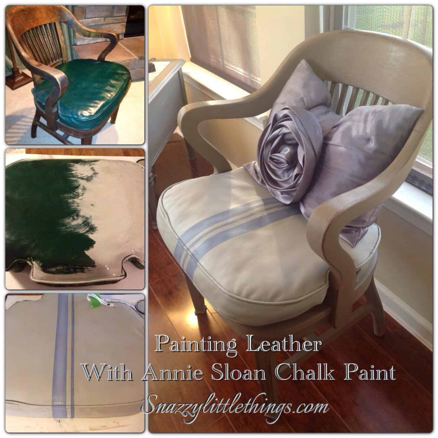 How to Paint a Leather Chair  Painting leather, Leather chair, Paint  leather couch