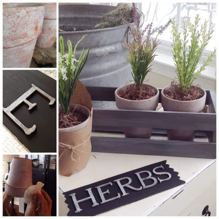 DIY: Vintage Herb Planter