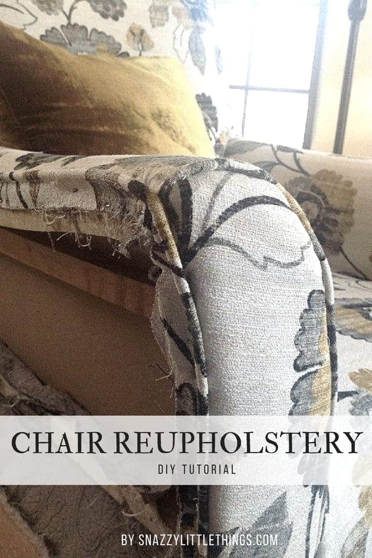 DIY Chair Reupholstery Tutorial