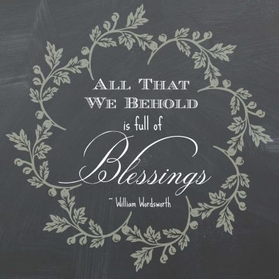 Behold Blessings Printable