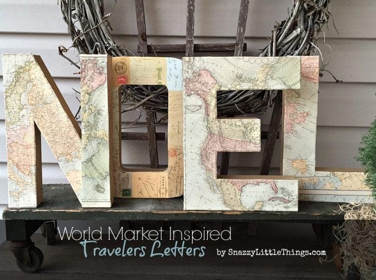 World Market “Inspired” Traveler Letters