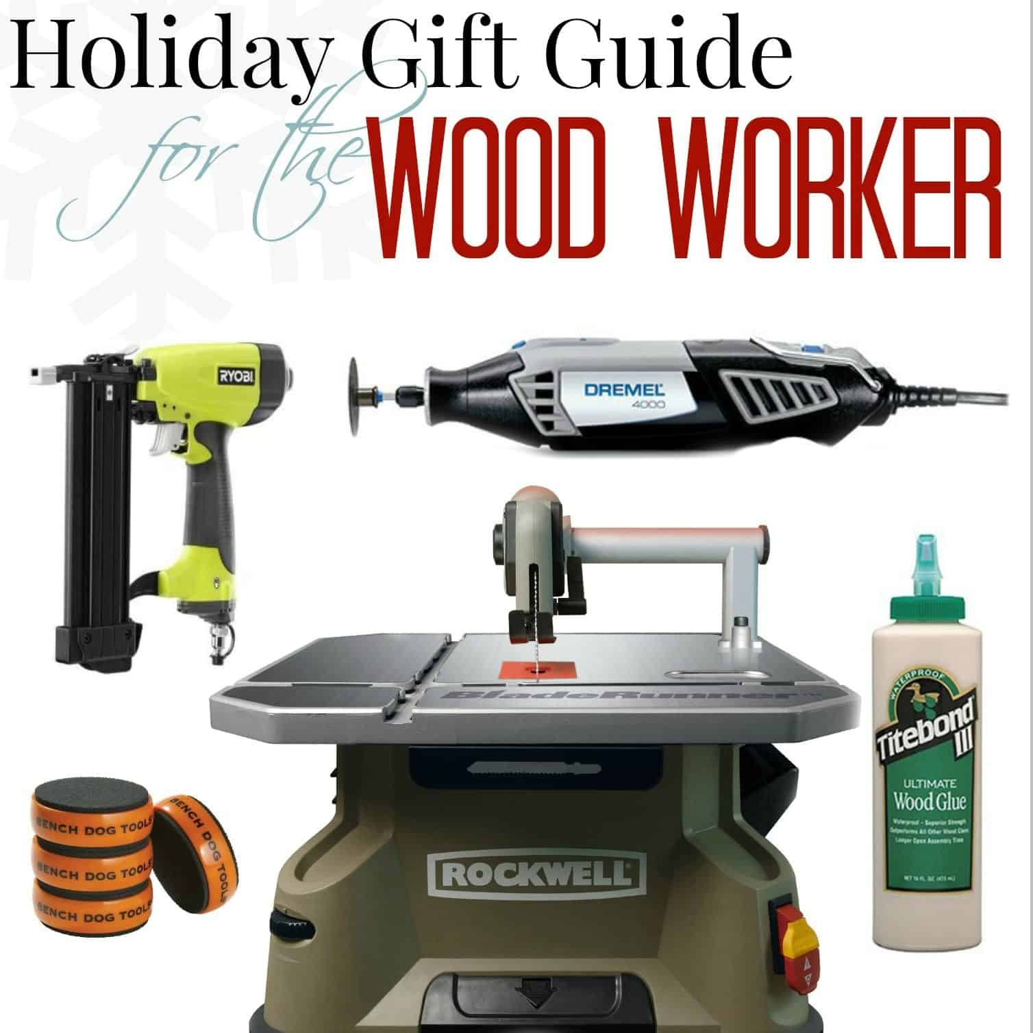 holiday gift guide for the woodworker collage
