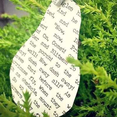 "Partridge in a Peartree" Craft Idea:  A Lemon Tree is a Perfect Complement to Your Holiday Decorating - by SnazzyLittleThings.com