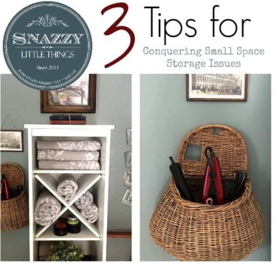 3 tips for conquering small space storage