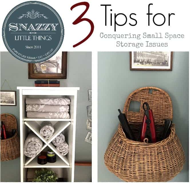 3 Tips: Conquer Small Space Storage
