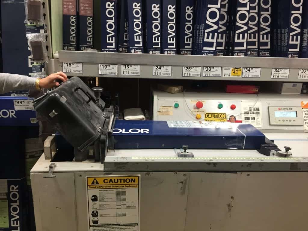 Blind Cutter in Lowes