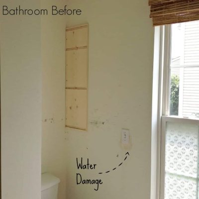 Part I: Upgrading Our Builders Grade Bathroom - by SnazzyLittleThings.com