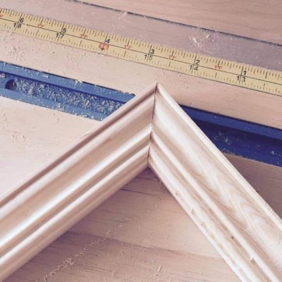 make wood trim using a router