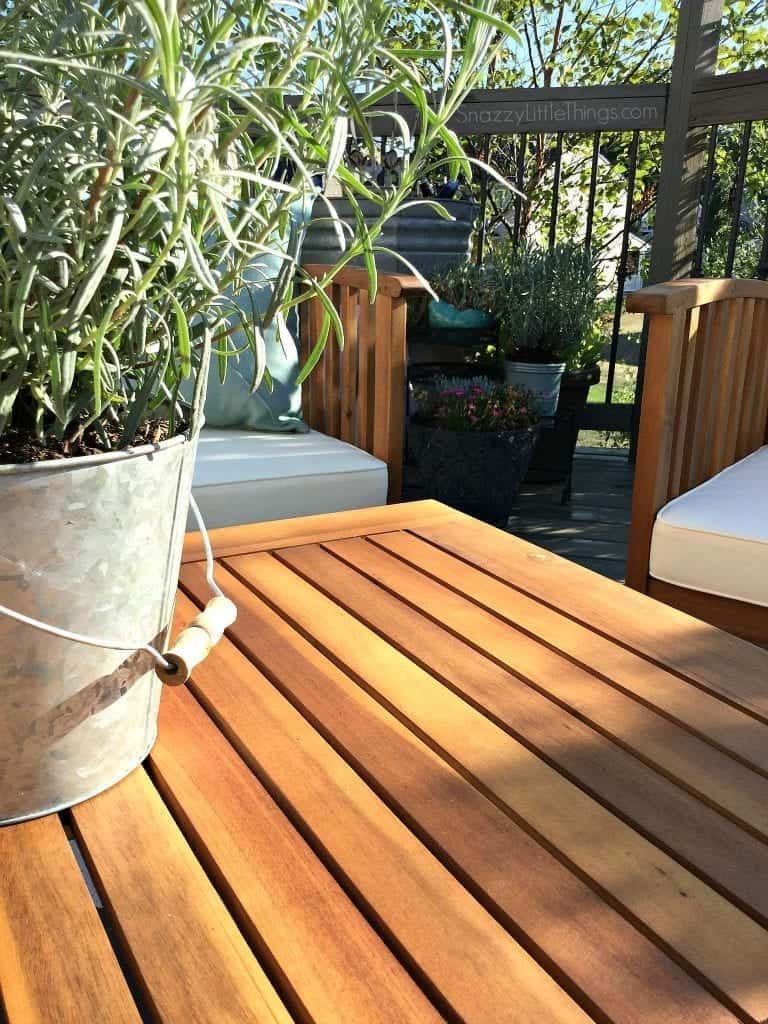 Deck Makeover Before and After | DIY + Decor by SnazzyLittleThings.com