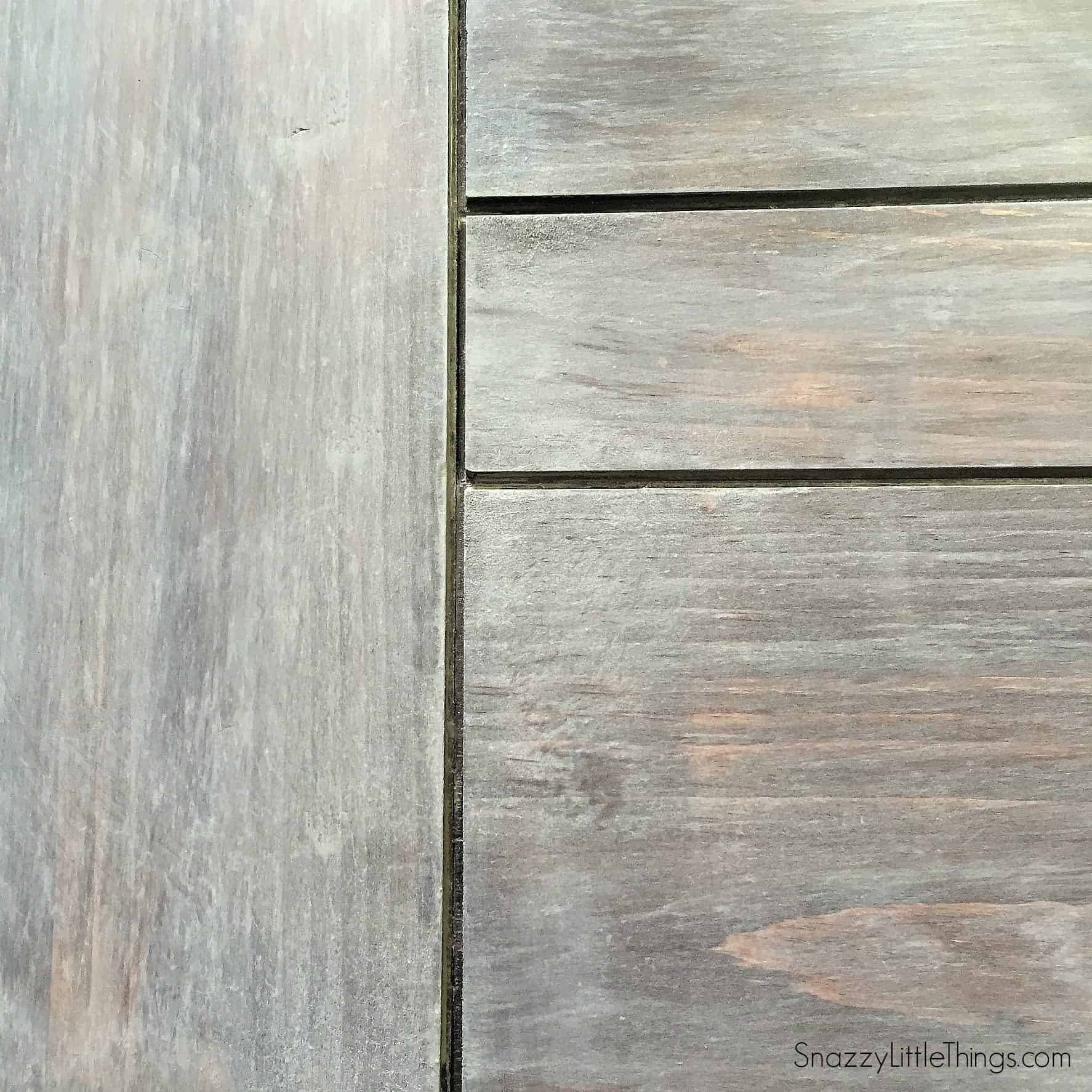 how to weather wood by layering paint