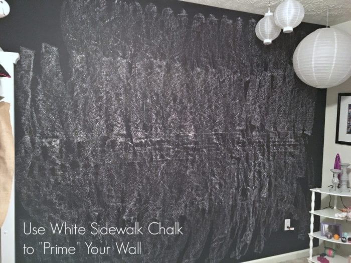 Sidewalk Chalk to Prime Wall