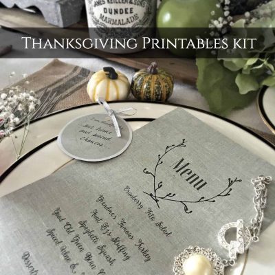 Thanksgiving Printables Kit 2