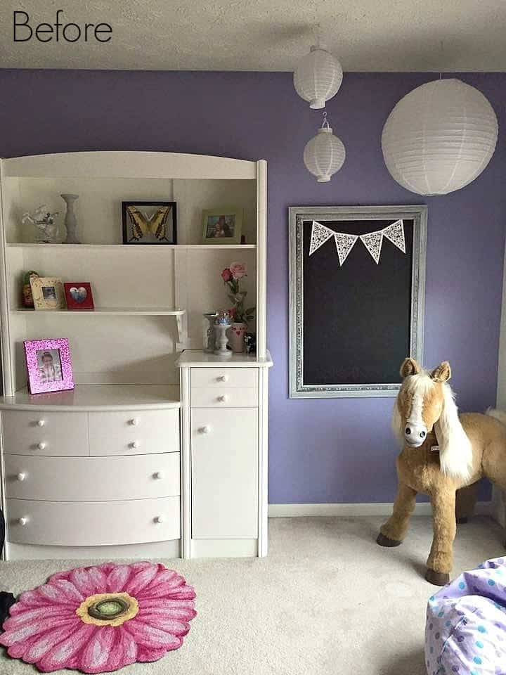 little girls room lavender walls