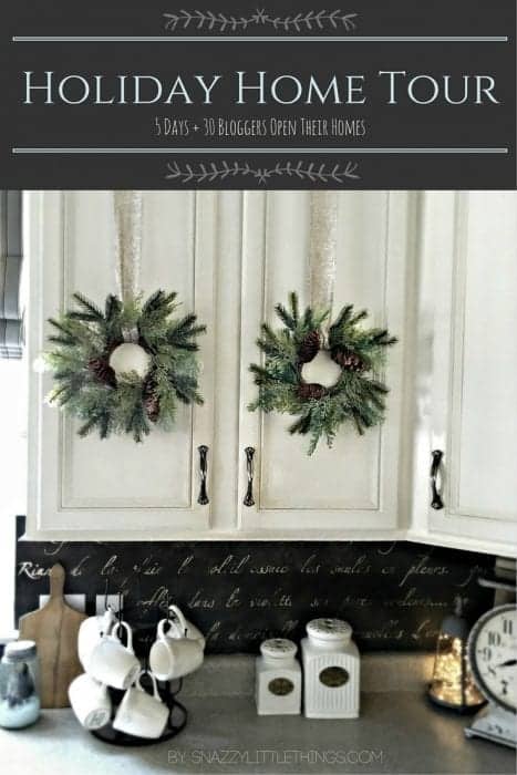 Come Visit my Holiday Home Tour 2015 | by SnazzyLIttleThings.com