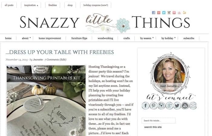 Snazzy Little Things Customized Innov8tive theme