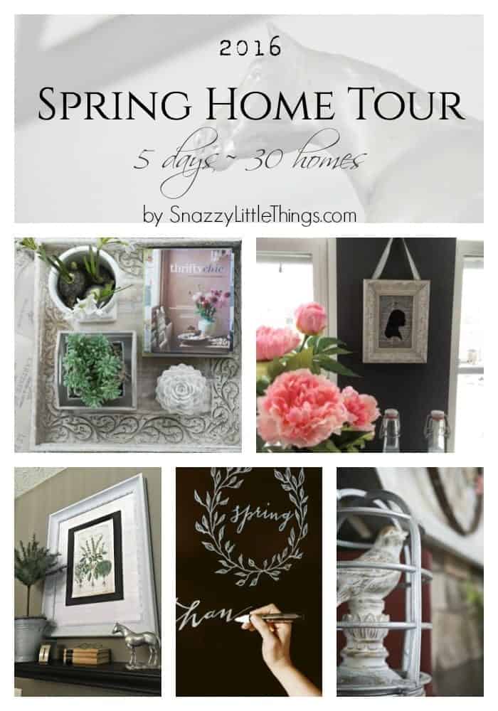 2016 Spring Home Tour by SnazzylittleThings.com
