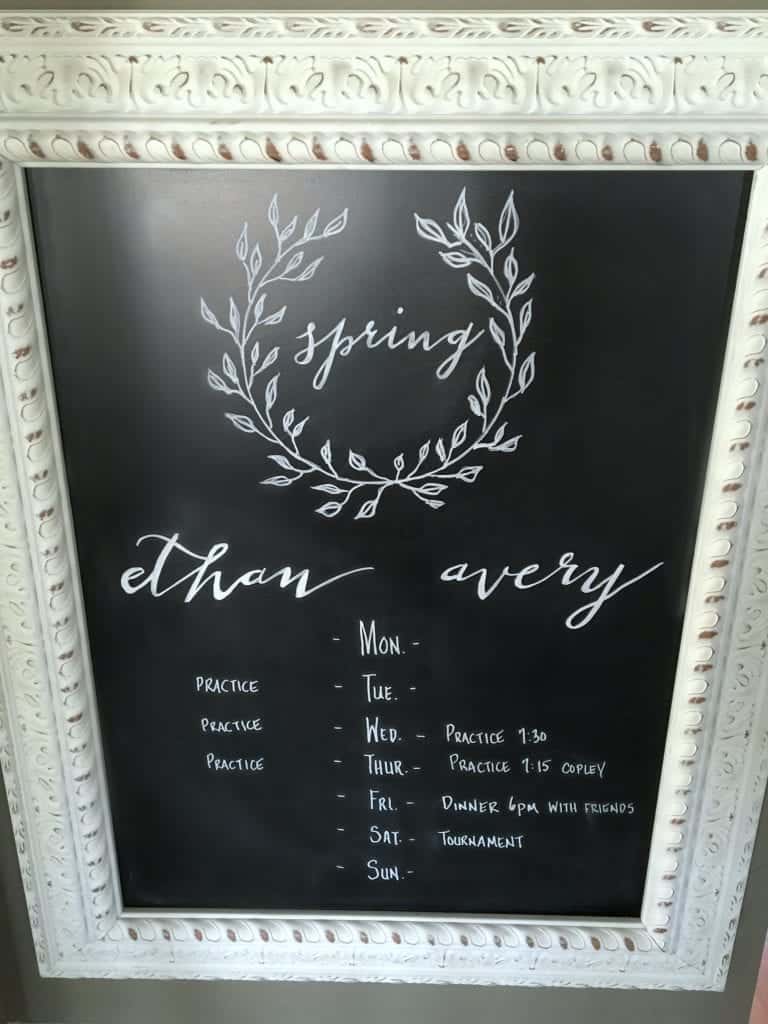 DIY Chalkboard Art by SnazzyLittleThings