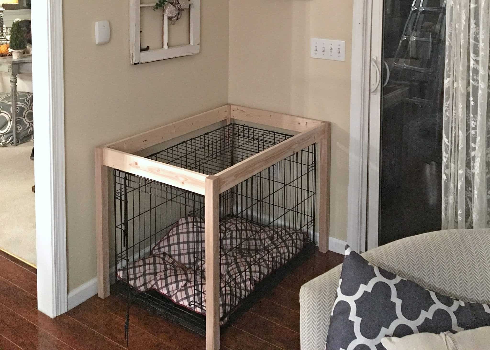 corner pet crate