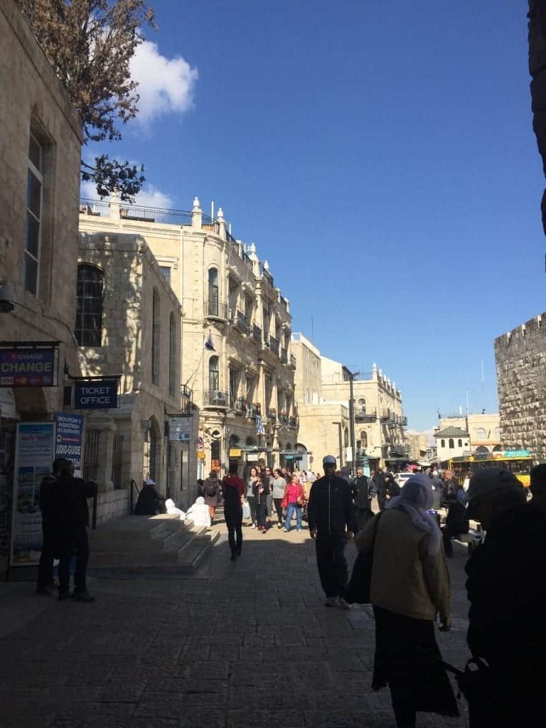 First View of City Jerusalem Israel Without a Guide