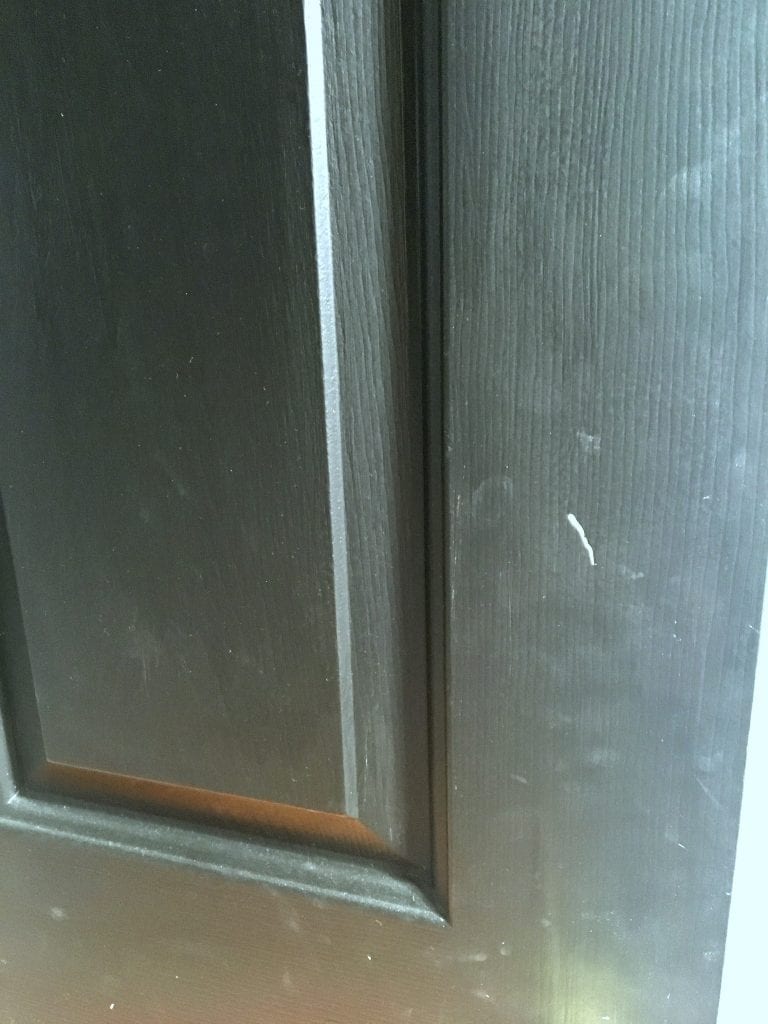 Latex Enamel Chipping on Interior Door, black interior doors