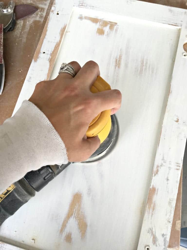 Sanding Cabinets by SnazzylittleThings