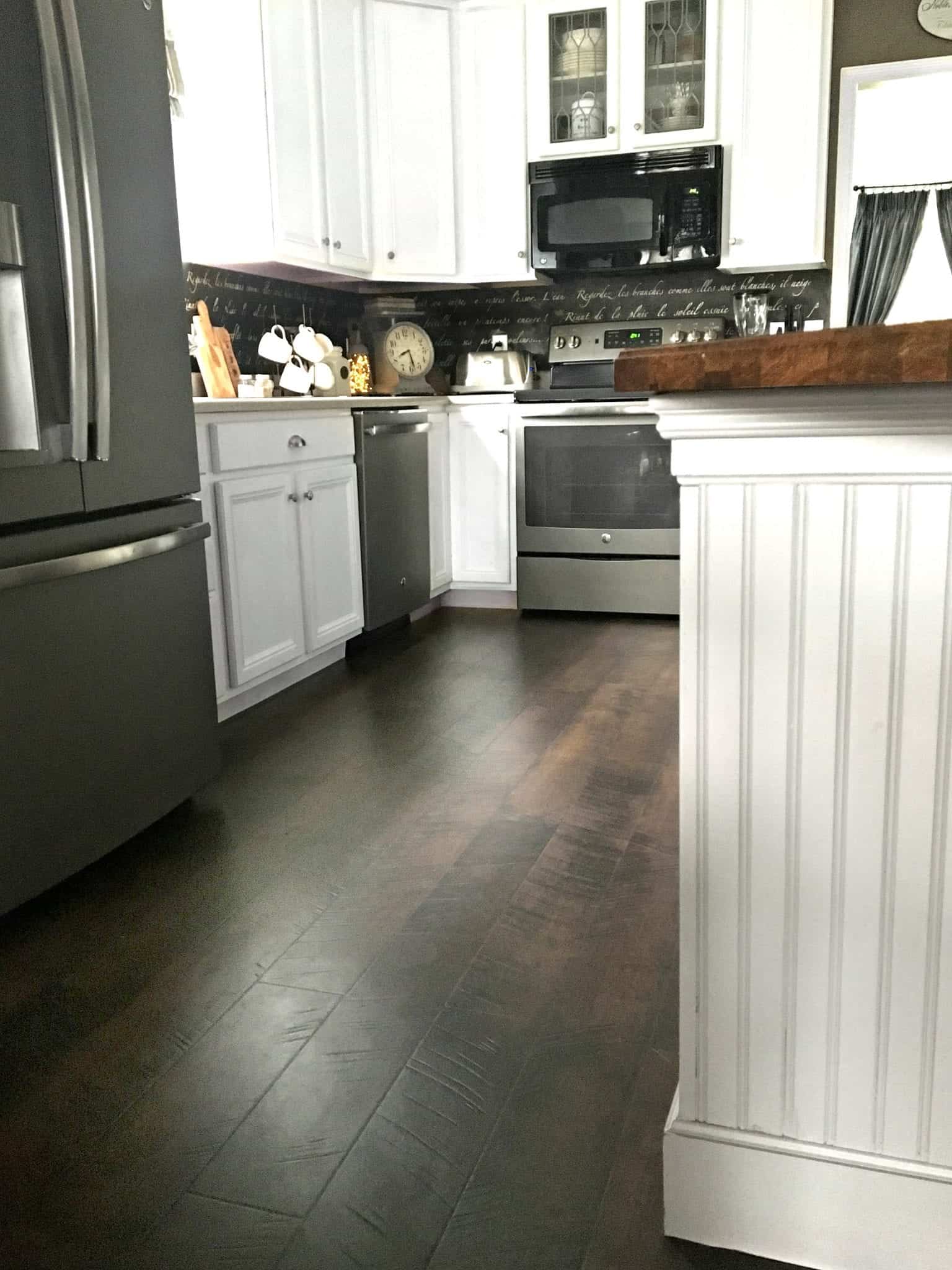 pergo flooring kitchen reveal