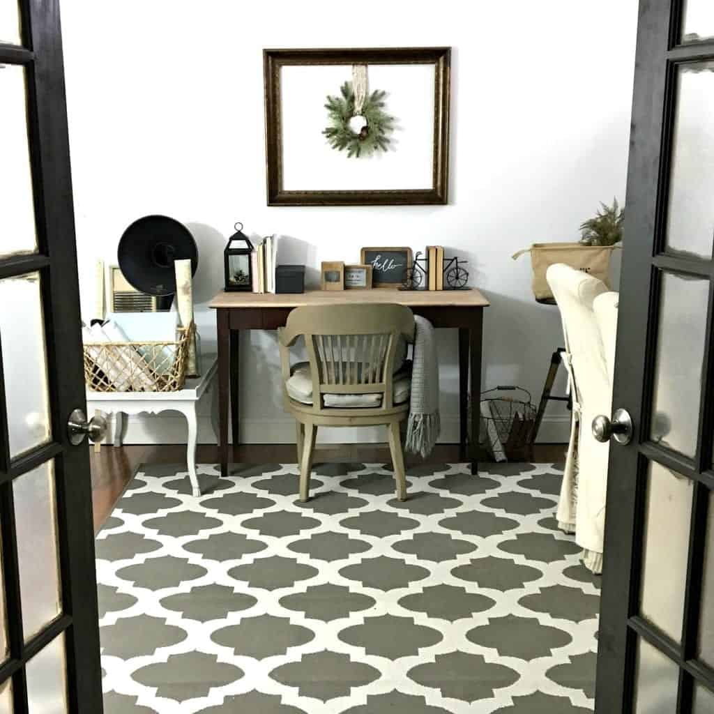 Craft Room Update view from living area square