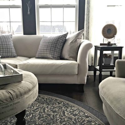 Slipcover Couch without Cover New Pillows