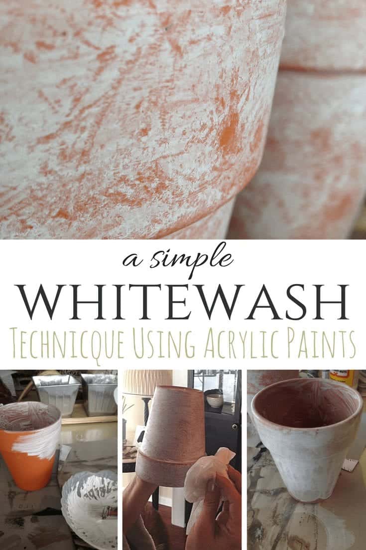 How to Whitewash Your Pots + Planters snazzy little things