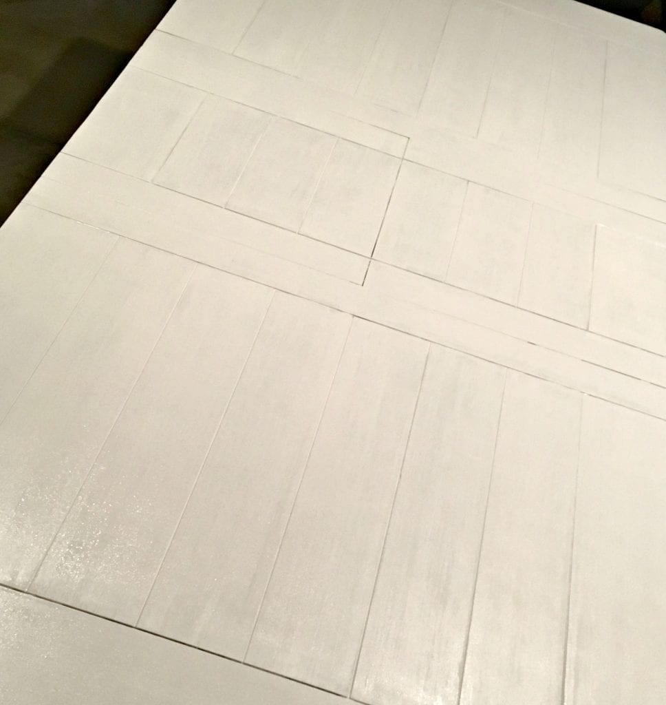 dark-table-painted-white-farmhouse-style rolled on