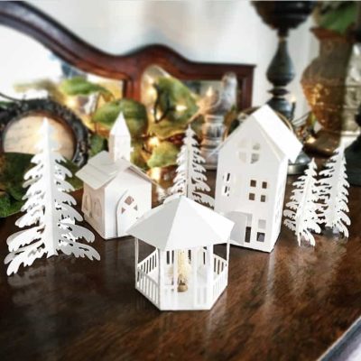 DIY Christmas Village by Snazzy Little Things