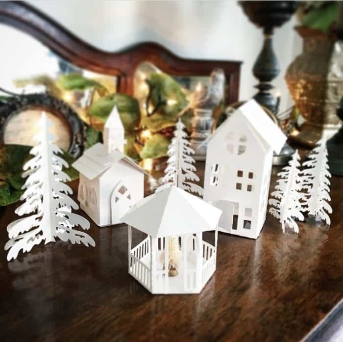 DIY Christmas Village by Snazzy Little Things