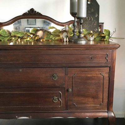 Found antique buffet 50 dollars right side 1