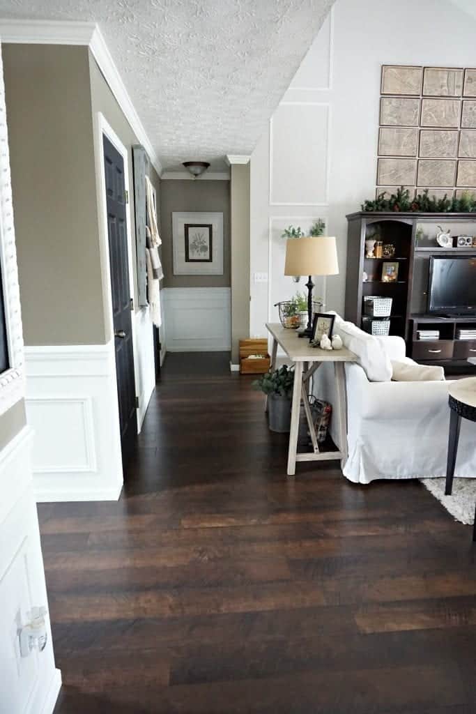 Modern Farmhouse Holiday Home Tour 2017 View of Hallway To Bedroom