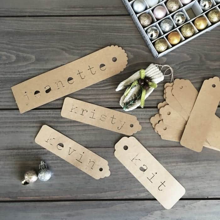 DIY Wood Christmas Tags - Rustic Orchard Home