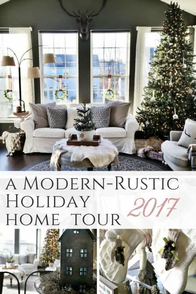 Modern Rustic Holiday Home Tour 2017 by Snazzy Little Things (1)
