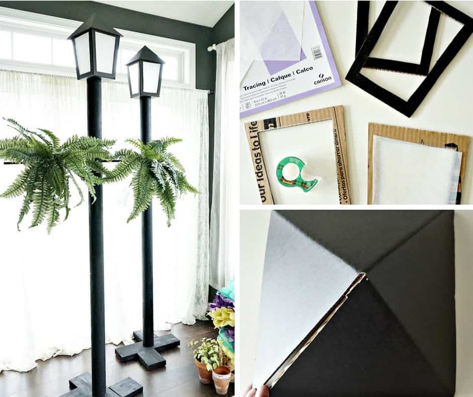 DIY Street Light for Parties (under 11.75 each!) snazzy little things