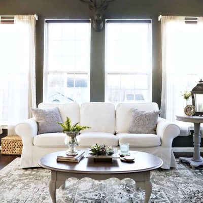 Spring Sunroom Tour Full View of Deerhead
