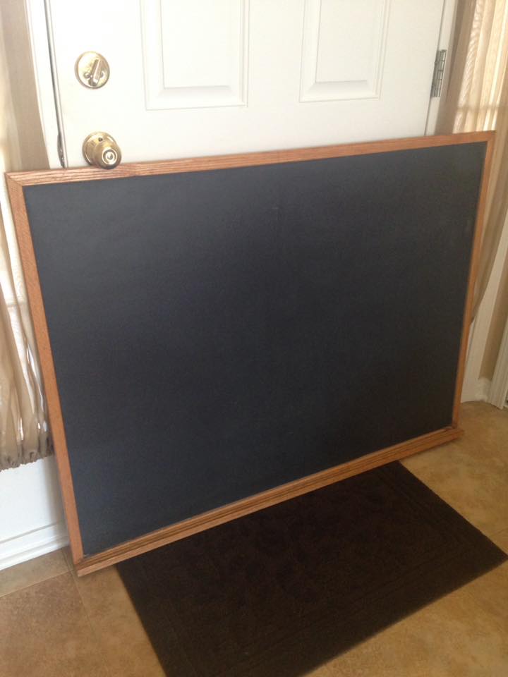 DIY Chalk Lettering vintage chalkboard 