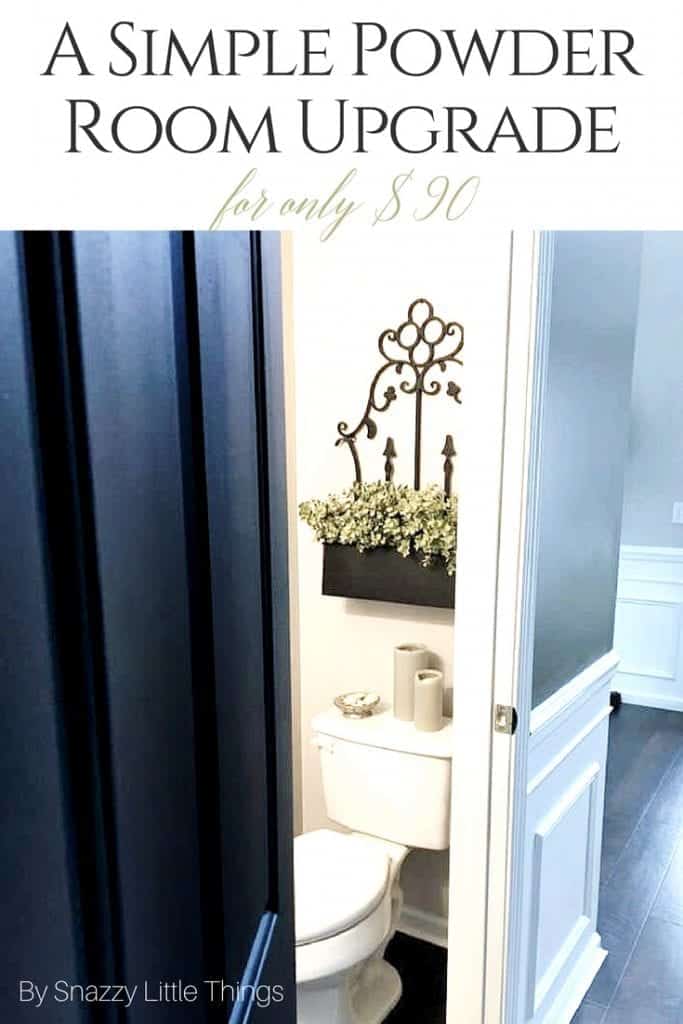 $90 Powder Room Upgrade