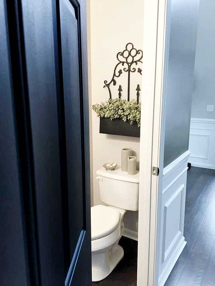 Powder Room After Pergo Flooring